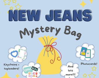 New Jeans Mystery Grab Bag - NWJNs Bias Packs - Custom Kpop Goodie Bags - Great Gifts for Kpop Fans!