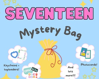 Seventeen Mystery Grab Bag - Seventeen Bias Packs - Custom Kpop Goodie Bags - Great Gifts for Kpop Fans!