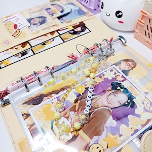 Classeur de cartes photo Kpop A5 - Livre de collection K-pop déco personnalisé - Peut contenir jusqu'à 160 cartes photo Kpop - 7 couleurs disponibles (+ OFFERTS !!)