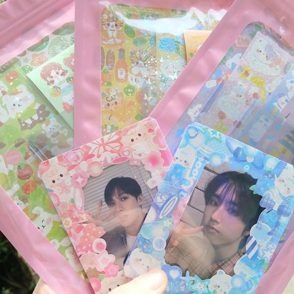 DIY Deco Toploader Kit for K-pop Photocards: Gifts for Kpop Fans! (FREEBIES Included!)