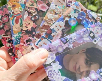 Custom Deco Photocard Toploaders: K-pop Photo Card Holder (FREEBIES INCLUDED!)