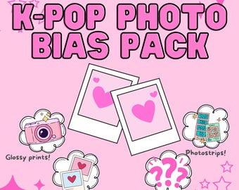 Kpop Bias Photo Pack: Custom Prints + Freebies