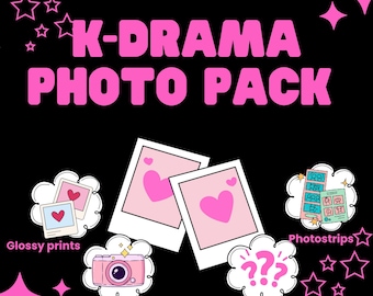 K-Drama Photo Bias Packs - Digital Prints for Kdrama Fans (13 Custom Photos + FREEBIES!!)