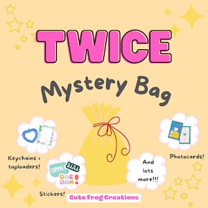 Bolsa misteriosa de Twice - Paquetes Twice Bias - Bolsas de regalos Kpop personalizadas - ¡Grandes regalos para fanáticos del Kpop!