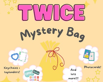 Twice Mystery Goodie Bag: Photocards, Stickers, Bracelets & More!