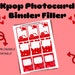 see more listings in the Photocard Binder Filler section