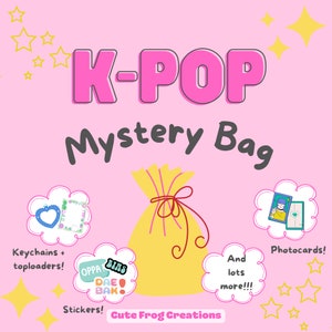 Bolsa misteriosa de Kpop para cualquier grupo (Aespa, Blackpink, Monsta X, Txt, Riize, etc.): ¡excelentes regalos para los fanáticos del Kpop!
