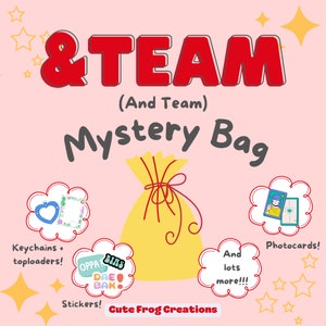 Bolsa misteriosa de AndTeam - Paquetes de &Team Bias - Bolsas de regalos de Kpop personalizadas - ¡Grandes regalos para fanáticos del Kpop!