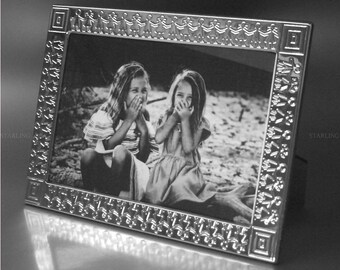 10x15 cm Pic Sizes -Sterling Silver Designer Picture Frame