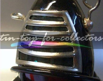 Schwarzer Blechroboter Uhrwerk ohne Box wind up Roboter Planet Robot mit Feuerstein Sparkling