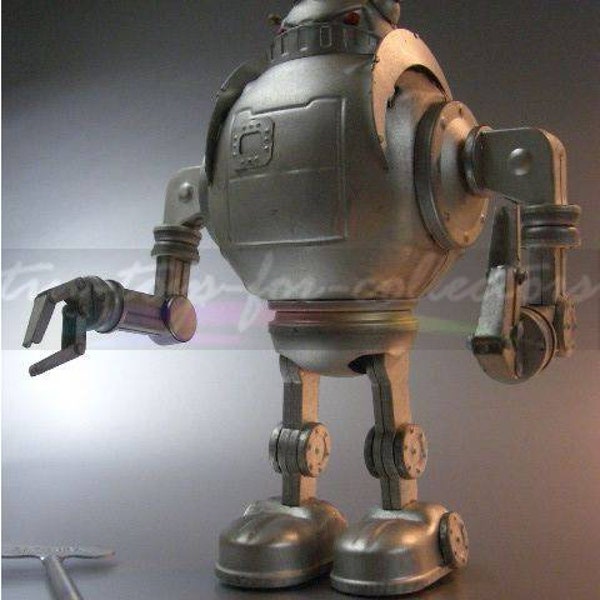 Roboter Blech mit Aufzug limitiertes Sammlerobjekt von 2005 ZATHURA