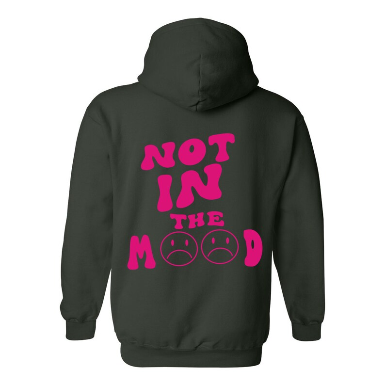 Not in the Mood Hoodie Aesthetic Preppy Hooded Sweatshirt - Etsy