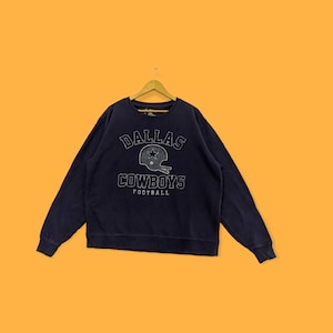 Dallas cowboys sudadera Dallas cowboys cuello redondo Dallas cowboys suéter jersey streetwear estilo deportes universidad color azul tamaño grande