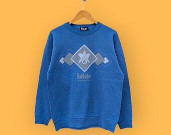 vintage 90s halekulani Waikiki beach sweatshirt Hawaii crewneck halekulani Waikiki sweater pullover streetwear nice blue colour size large