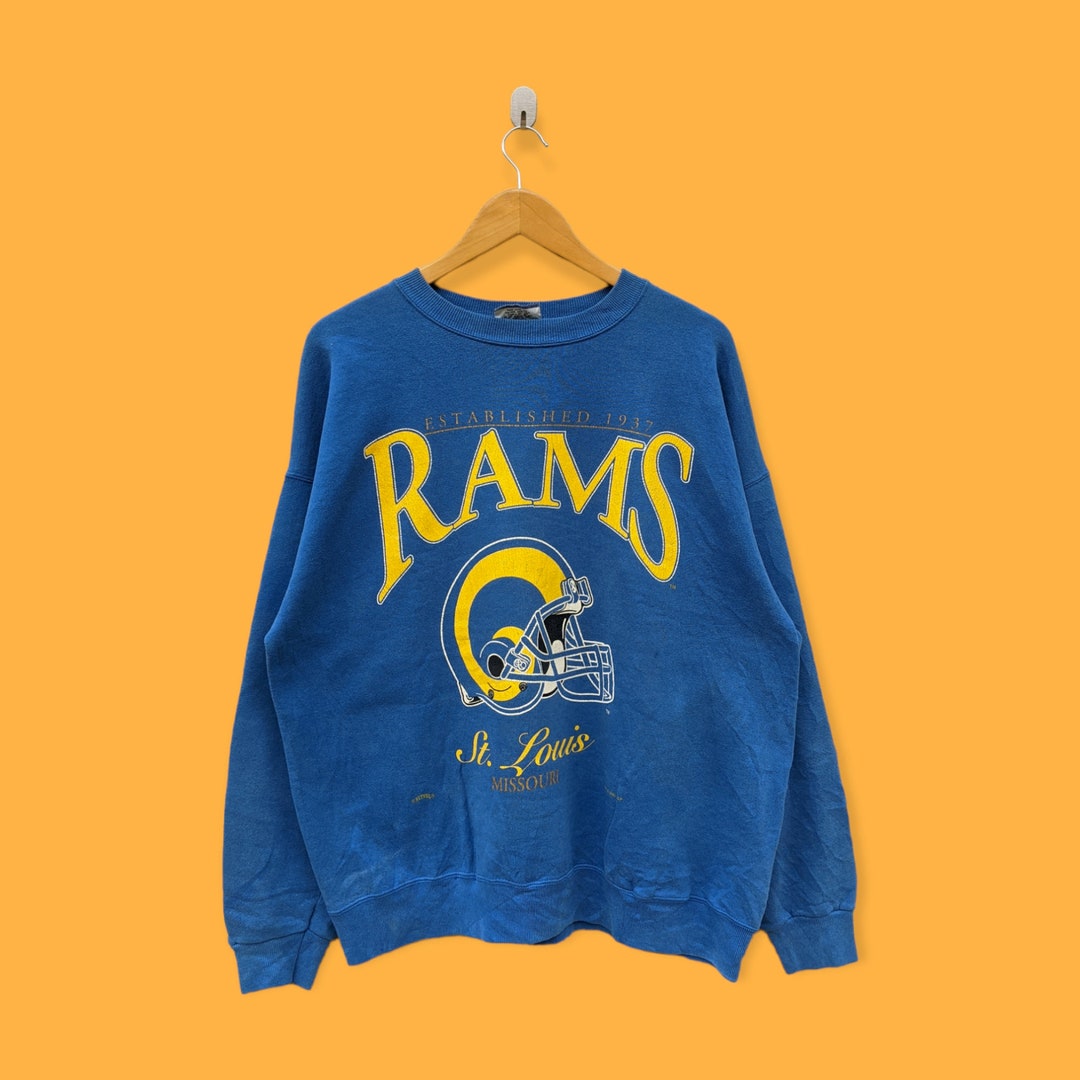 Vintage 1993 St Louis Rams Sweatshirt St Louis Rams Crewneck St Louis ...