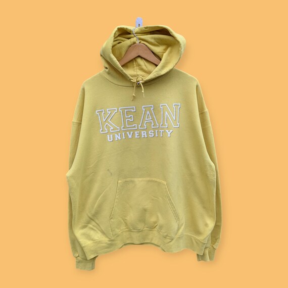 Kean University Hoodie Kean University Sweater Pullover College Streetwear  Style Spell Out Nice Yellow Colour Size X-large - Etsy UK