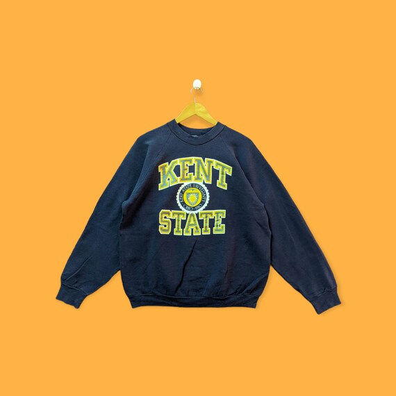 Vintage Kent University Big Logo Sweatshirt Kent University Crewneck Kent University Sweater Pullover College Style Blue Colour X large Etsy UK