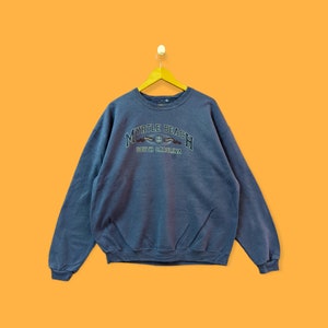Vintage myrtle beach south Carolina sweatshirt myrtle beach crewneck myrtle beach sweater pullover streetwear style blue colour size large