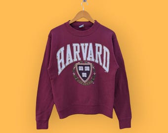 【vintage】HARVARD sweatshirt Vintage HARVARD UNIVERSITY Sweatshirt Sweater Big Spell Out