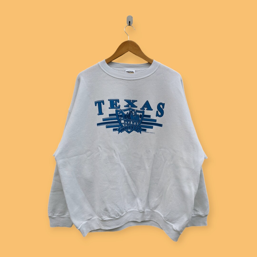 Vintage 1998 Texas Big Logo Sweatshirt Horse Animal Habitat Crewneck