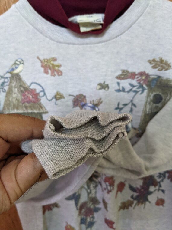 Vintage basic editions Cardinal image sweatshirt … - image 3