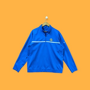 Marquette university small logo sweatshirt Marquette university crewneck Marquette university sweater pullover college blue colour large