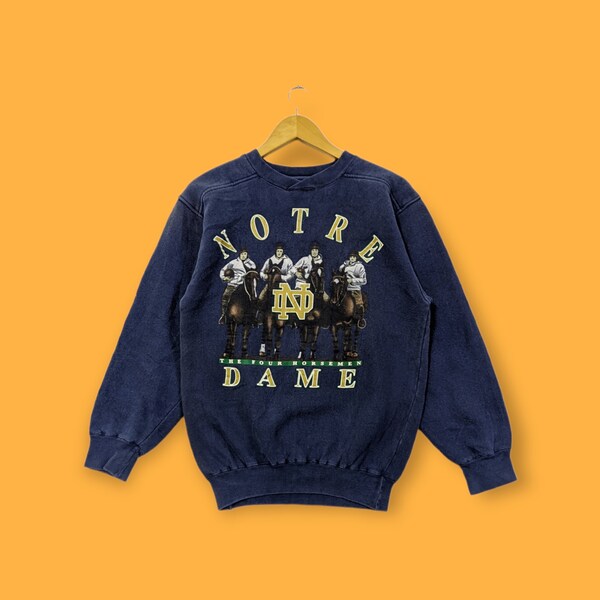 Notre Dame Four Horsemen Sweatshirt Etsy