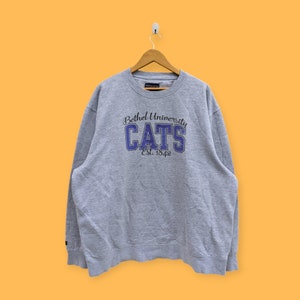 felpe vintage bethel university gatti Jansport girocollo bethel university maglione pullover stile college colore grigio taglia xx-large