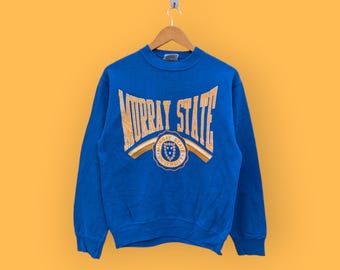 vintage 90s Murray state university sweatshirt Murray state university crewneck sweater pullover college style nice blue colour size small