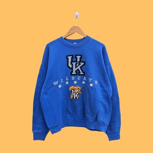 vintage university Kentucky wildcats sweatshirt Kentucky wildcats crewneck Kentucky wildcats sweater pullover college style Blue x-large