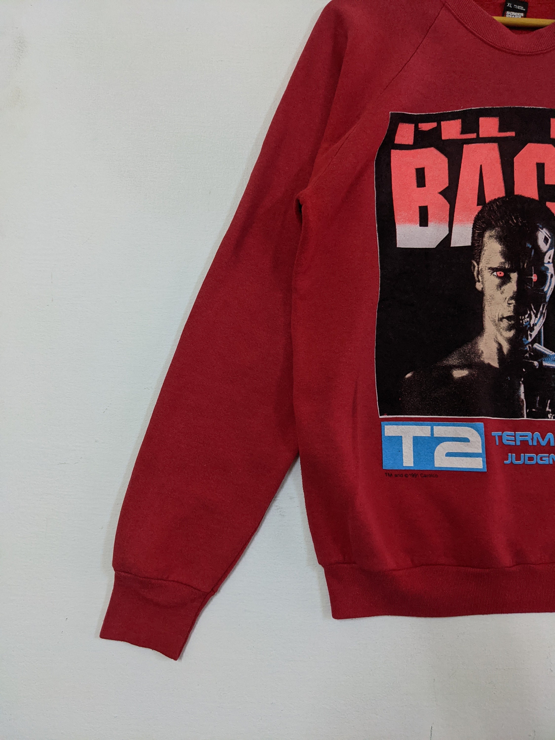Vintage 1991 Terminator 2 Judgement Day Sweatshirt Terminator 2
