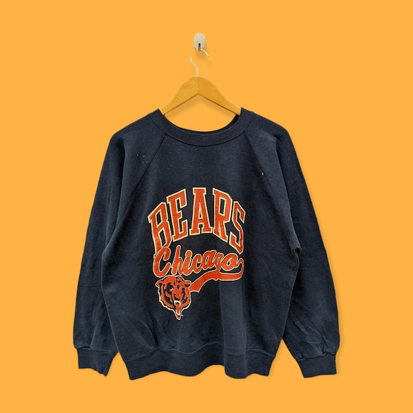 90'S Fruit of the Loom Chicago Bears Printed Sweatshirt, Made in USA, Men's XL, Vintage /eaa522466