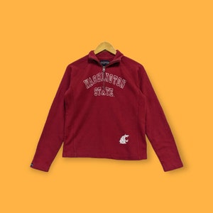 Vintage Washington state university sweatshirts Washington state university crewneck sweater pullover streetwear Red colour size small