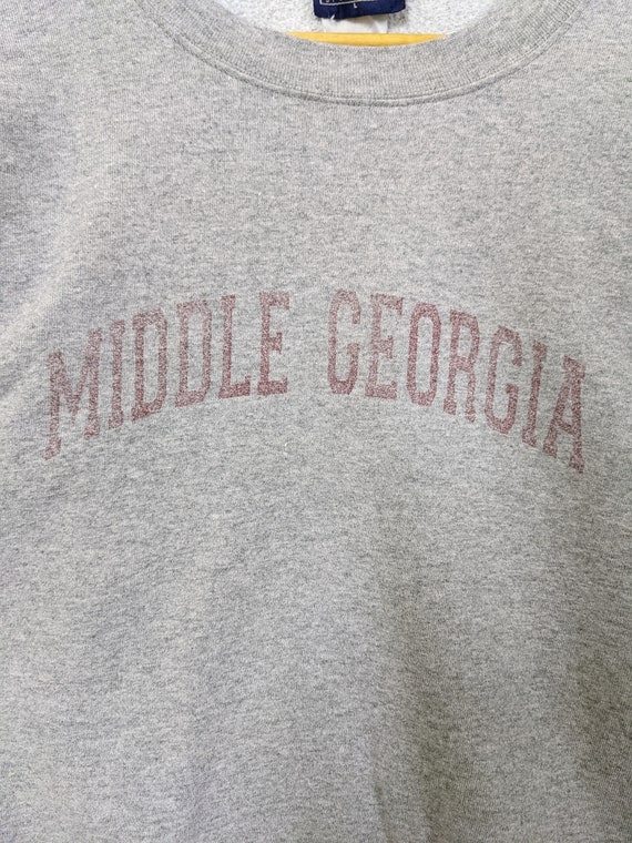 Vintage Middle Georgia Sweatshirt Middle Georgia Crewneck Middle Georgia Sweater Pullover Grey Colour Size Large Streetwear Rare Nice Etsy Canada
