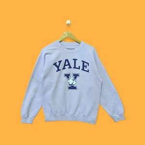 Yale university sweatshirts Yale university crewneck Yale university sweater pullover streetwear college campus style purple size large
