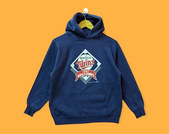Vintage 90s Minnesota Twins Blue Sweater Xlarge Minnesota Twins