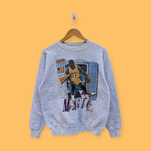 vintage Los Angeles Lakers sweatshirt Los Angeles Lakers crewneck Los Angeles Lakers sweater pullover streetwear style gray size medium