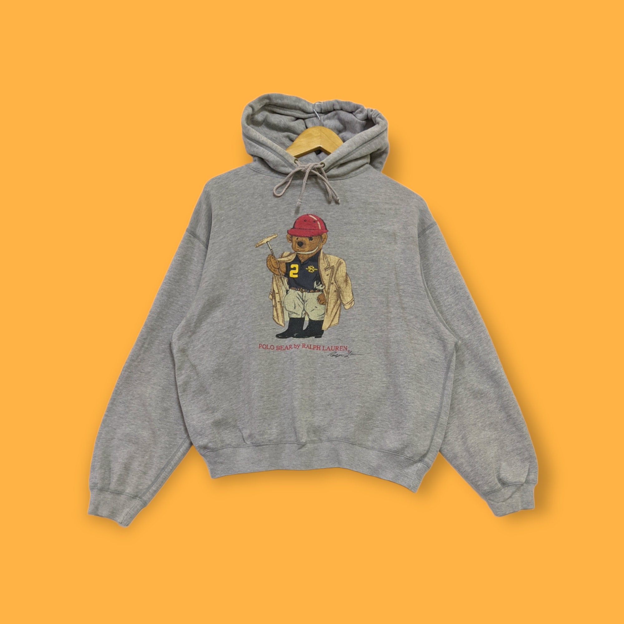 Vintage 90s Polo Ralph Lauren Bear Hoodie Polo Ralph Lauren Vintage 90s Polo Ralph Lauren Bear Hoodie Polo Ralph Lauren