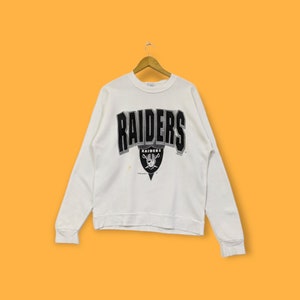 Vintage 1992 Los Angeles raiders sweatshirt Los Angeles raiders crewneck Los Angeles raiders sweater pullover streetwear white x-large