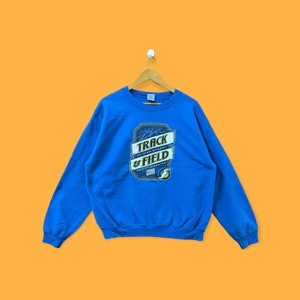 Felpa da campionato delle scuole superiori del Boston College Maglione girocollo delle scuole superiori del Boston College pullover streetwear sportivo blu taglia grande