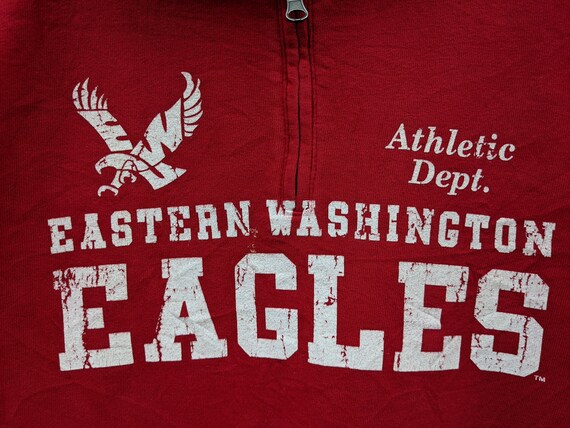 vintage eastern Washington eagles sweatshirt Wash… - image 3