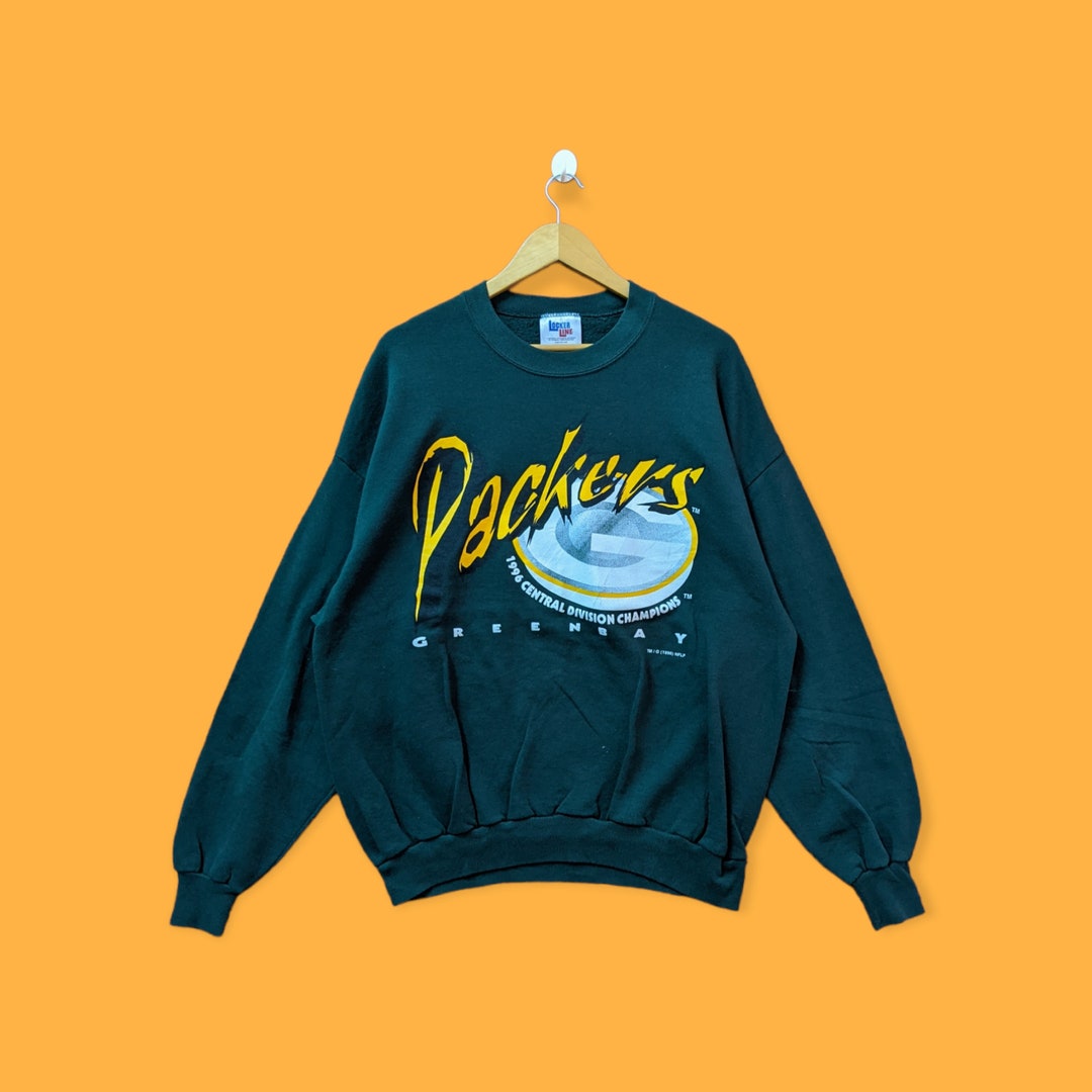 sweat-shirt vintage Green Bay Packers, col rond NFL pour jeunes