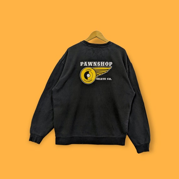 Skateboard shop sweater skateboard shop ronde hals skateboard shop trui trui streetwear stijl sport skate zwarte kleur maat large Etsy Nederland