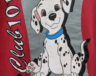 Vintage 90s 101 Dalmatian Big Image Sweatshirt 101 Dalmatian