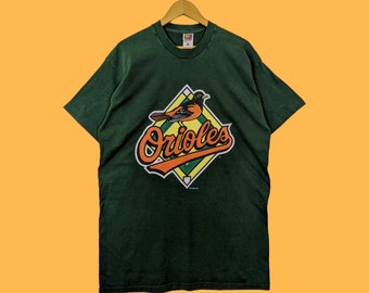 vintage 1998 Baltimore orioles big image green colour size xx-large promo t-shirts