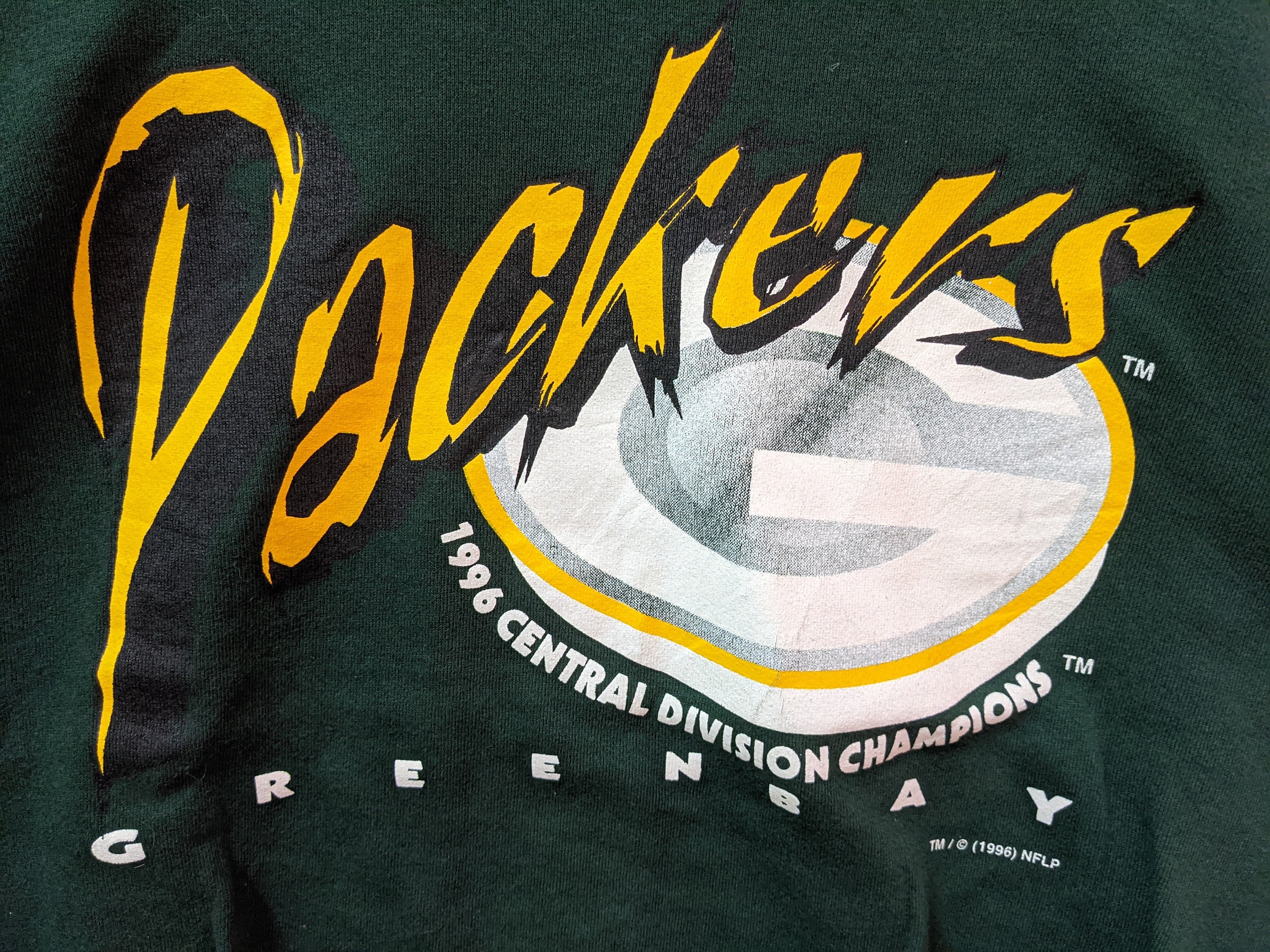 Sweat Vintage Green Bay Packers 1996 Champs - Taille 14/16 (L) - Garçon