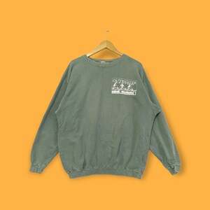Vintage outrigger racing California sweatshirt Field and stream crewneck field and stream sweater pullover streetwear green size x-large