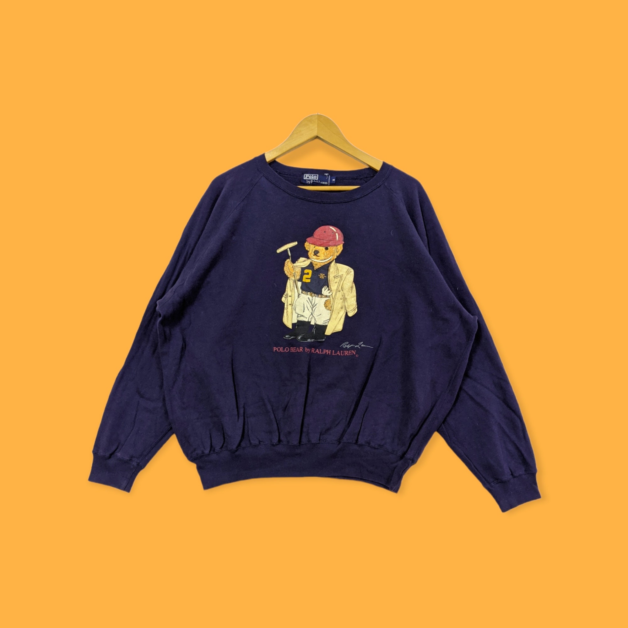 Vintage 90s Ralph Lauren Polo Bear Sweatshirt Polo Bear Vintage 90s Ralph Lauren Polo Bear Sweatshirt Polo Bear
