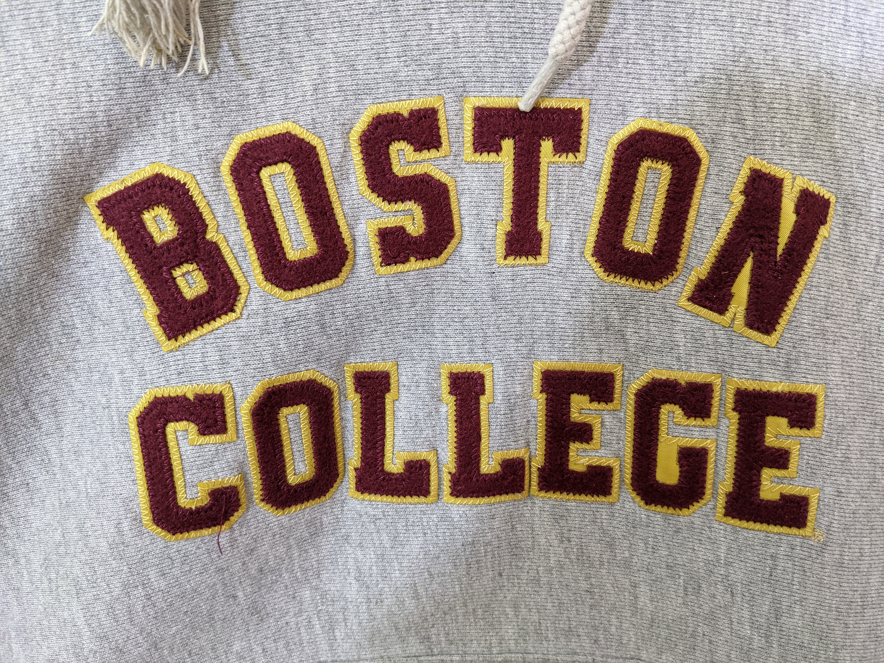 90s Champion リバースフーディBOSTON COLLEGE XL 90年代 90s アメリカ製 チャンピオン リバースウィーブ ボルドー