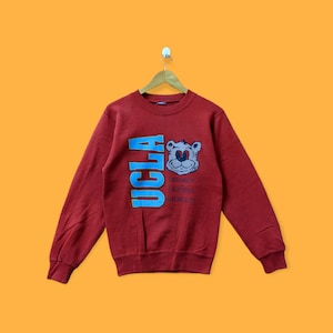 Vintage University California Los Angeles sweatshirt university California crewneck sweater pullover college Red colour size small